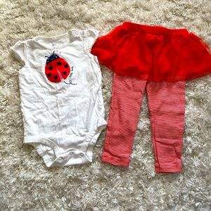 Carters Lady bug outfit
